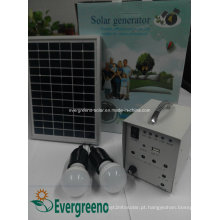 Sistema de iluminação solar com ventilador